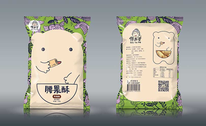 傻太婆包装，新乡包装设计